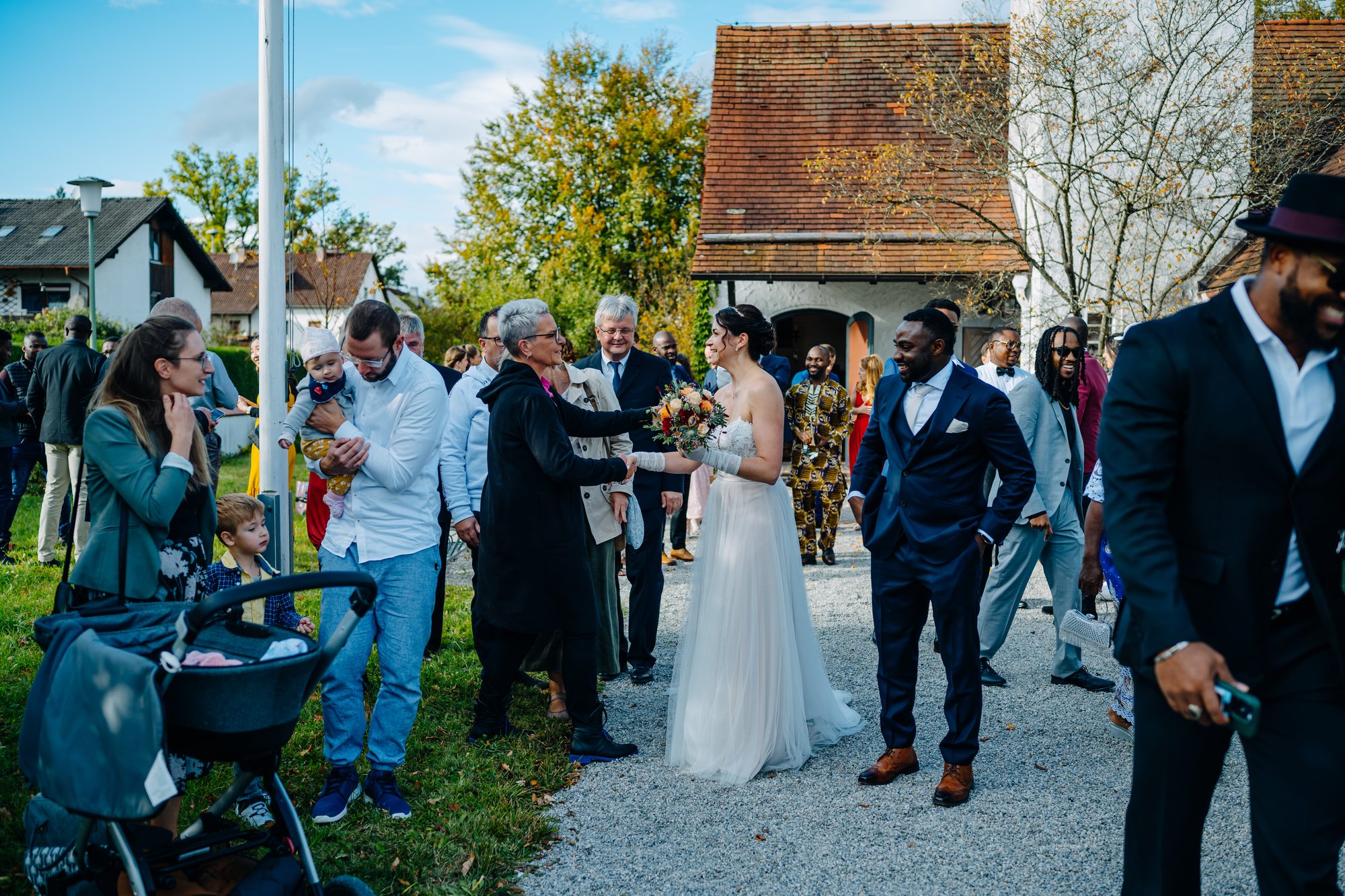 Wedding photos Starnberger See – romantic Bridal couple
